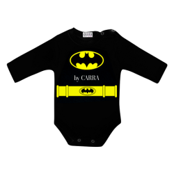 Carra Black Batman бебешко боди